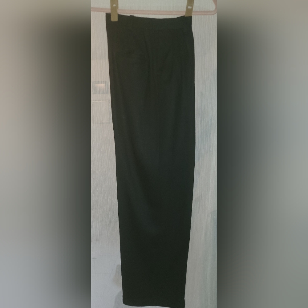 Gap Black Wide Leg Cuffed Pants - 10